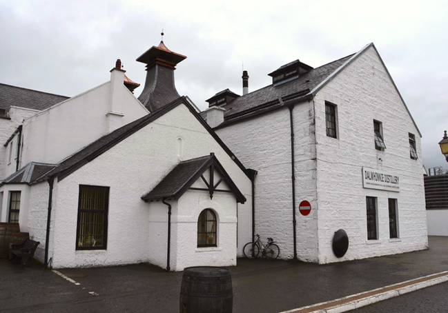 Dalwhinnie distilleries near Inverness