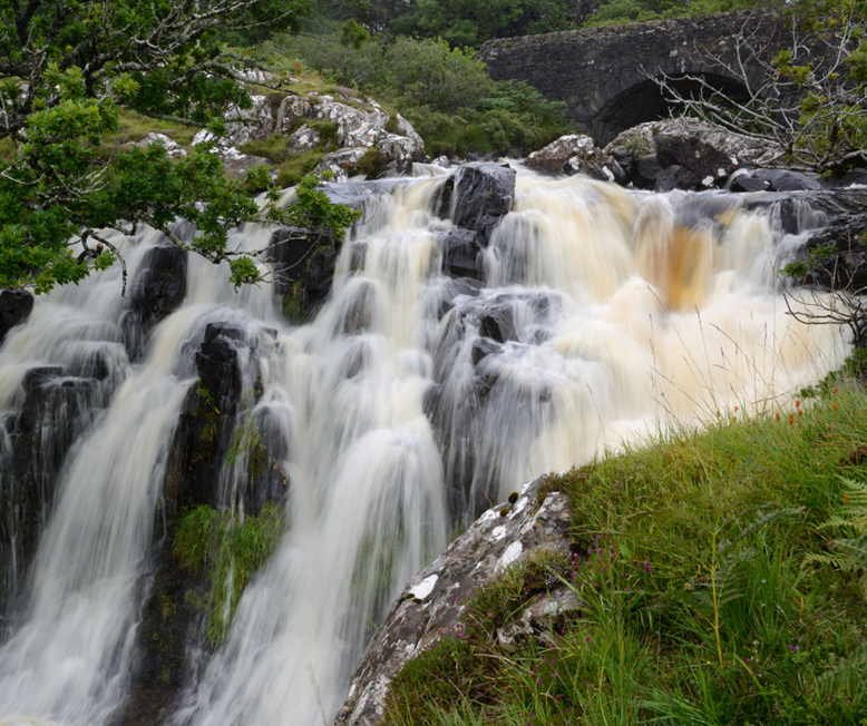 Upper Falls at Eas Fors Isle of Mull
