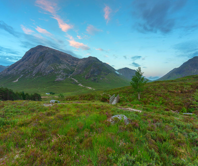 Views of The Devil’s Staircase walk between Glencoe and Kinlochleven