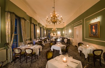 The Green Lady Restaurant at Thainstone House