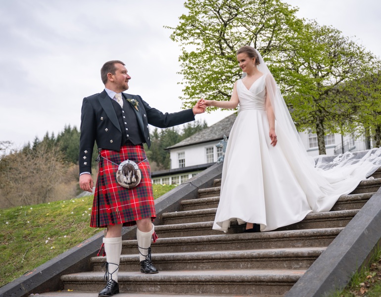 Images | Hannah And Iain Tied The Knot At Dunkeld House Hotel In 2024.