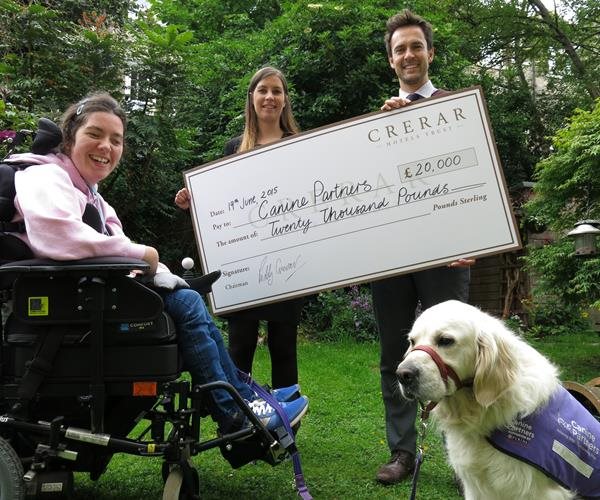 Canine Partners Cheque 