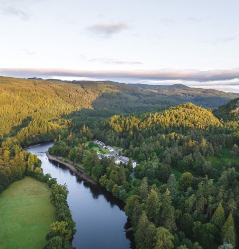 Dunkeld House Hotel Location Loch Tay