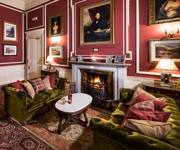 Drawing Room & Fireplace at Thainstone House