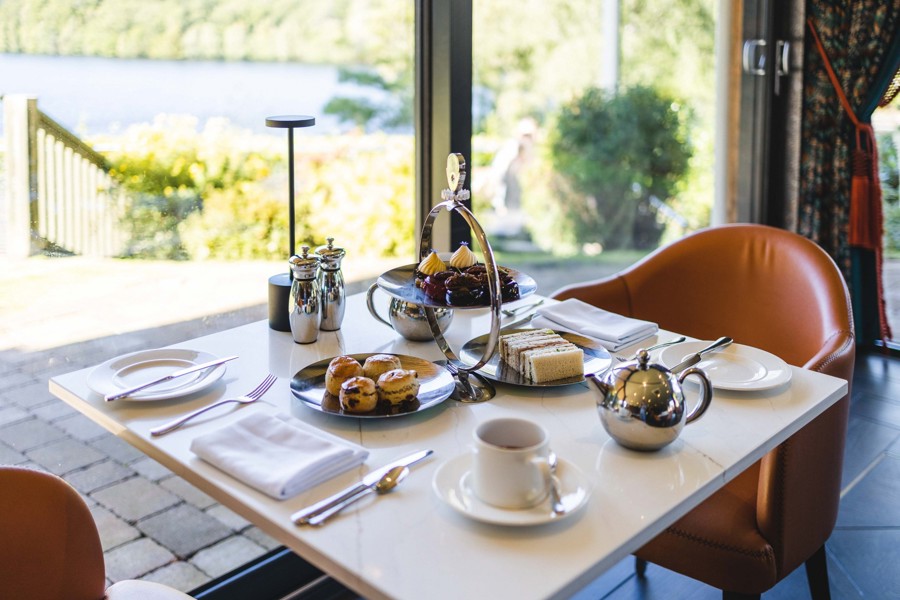 Fonab Castle | Scones, tea, cakes, sandwiches and tea served for afternoon tea at Pitlochry 5 star hotel ?? Fonab Castle
