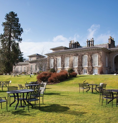 Thainstone House Winter Exterior