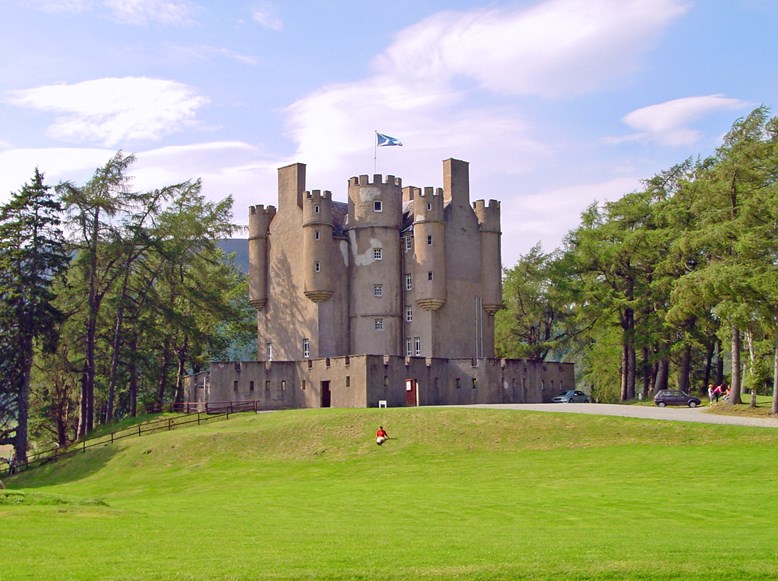 Braemar Castle In Cairngorms Aberdeenshire