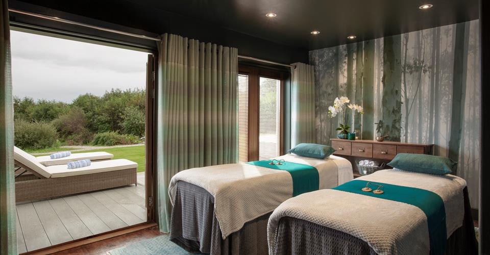 Spa Hotel Treatment Room Beds at Driftwood Spa in Isle of Mull Hotel & Spa