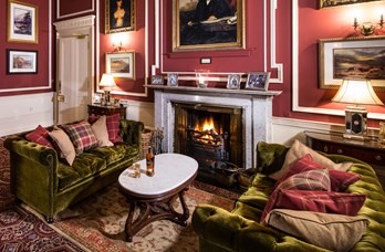 Drawing Room & Fireplace at Thainstone House
