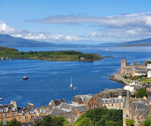 View of Oban from McCaig's Tower