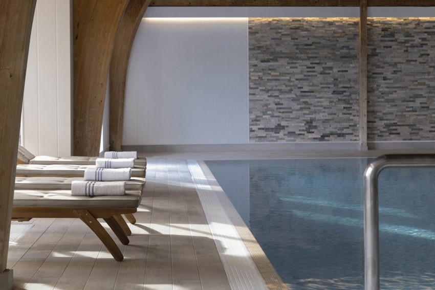 Indoor swimming pool at Loch Fyne Hotel & Spa, a luxury Inveraray spa hotel offering relaxation and wellness near Loch Lomond. ?? ''