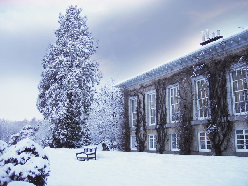 Thainstone House | Thainstone House Exterior Snow