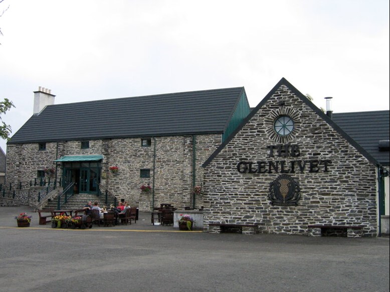 The Glenlivet Whisky Distillery Scotland