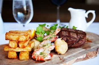 Surf and Turf at Thainstone House