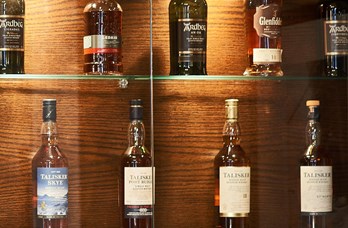 Whiskey Selection at Oban Bay Hotel