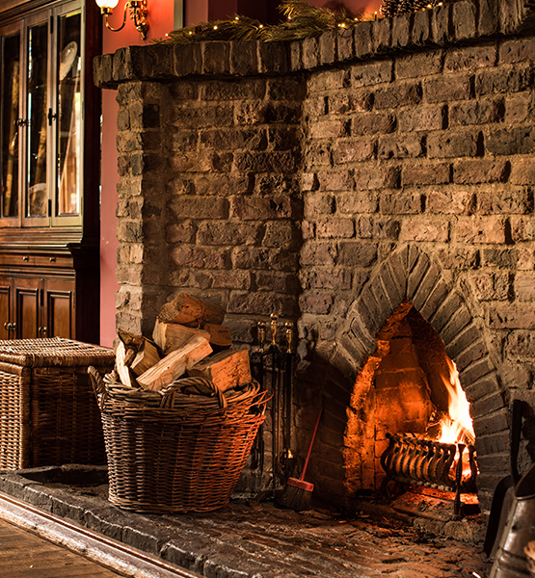Balmoral Arms. Lounge With Log Fire