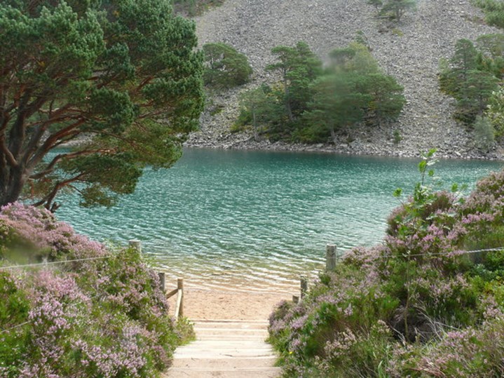 Lochan Uaine or Green Loch in the Cairngorms