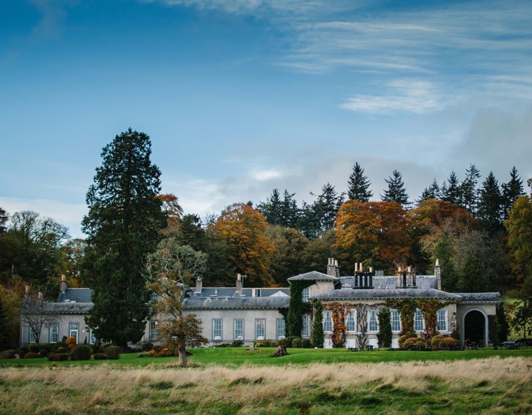 Thainstone House Autumn Exterior 3