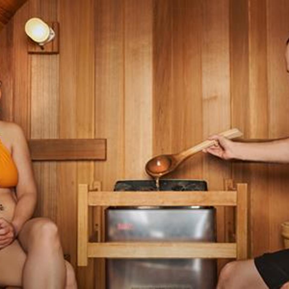Couple in Sauna at Oban Bay Hotel